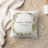Coussin Aquarelle Verdure Mer de fruits mauves Vins (Couverture)