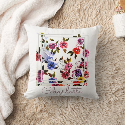 Coussin Aquarelle Whimsical Chic (Couverture)