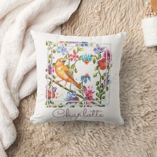 Coussin Aquarelle Whimsical Chic (Couverture)