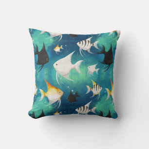 Coussin Aquarium Motif