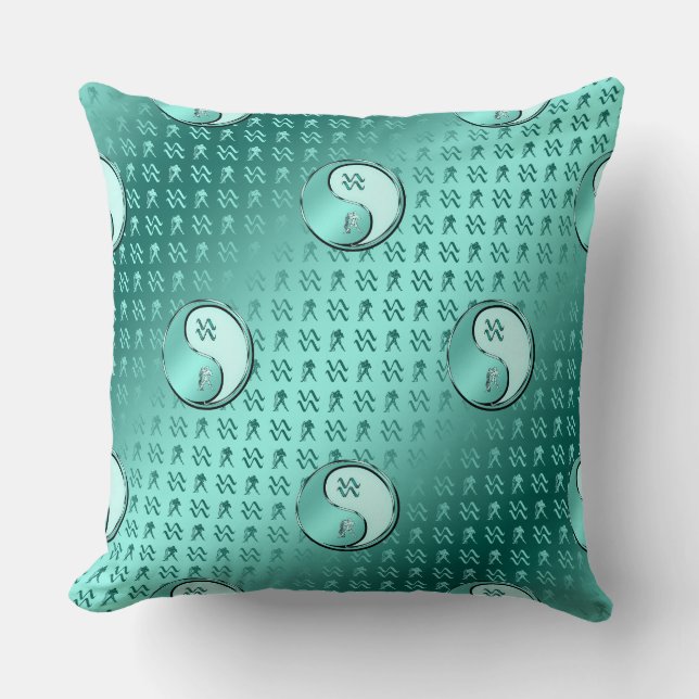 Coussin Aquarius le porteur d'eau (Recto)