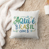 Coussin Aqui e Brasil com S Culture (Couverture)