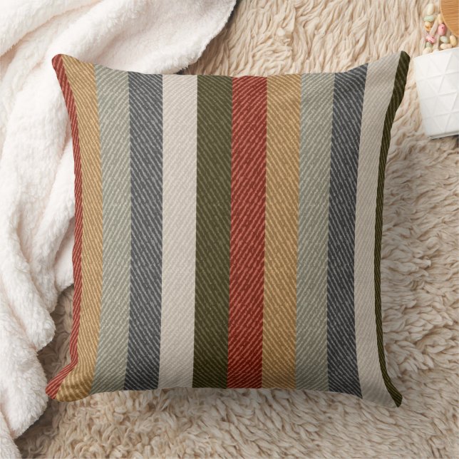 Coussin Araignée à texture striée (Couverture)