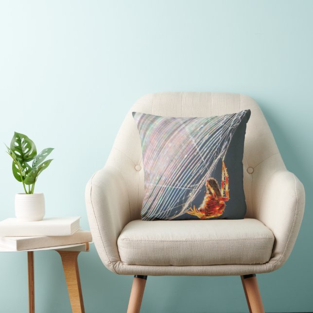Coussin Araignée à toile sur toile  (Chaise)
