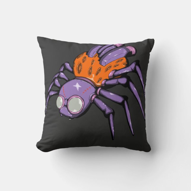 Coussin Araignée halloween (Recto)