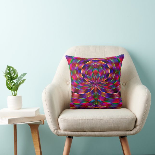 Coussin Araignée psychédélique...... (Chaise)