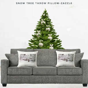 Coussin Arbre à neige