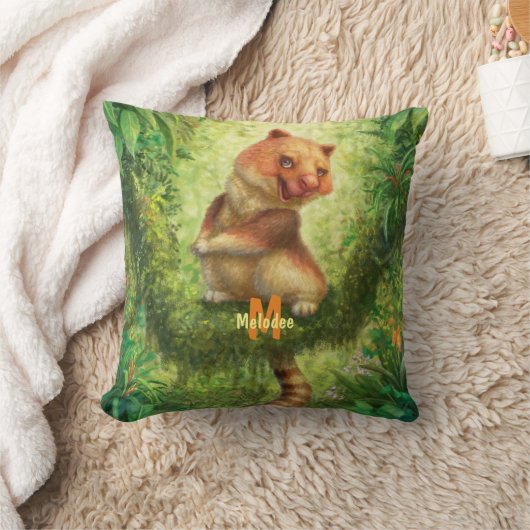 Coussin Arbre animal de la jungle Kangaroo Jeu d'oreiller (Couverture)