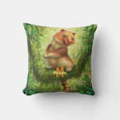 Coussin Arbre animal de la jungle Kangaroo Jeu d'oreiller (Recto)