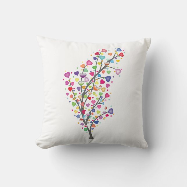Coussin Arbre d'amour et d'harmonie (Recto)