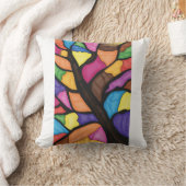 Coussin Arbre d'art en verre teinté (Couverture)