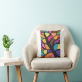 Coussin Arbre d'art en verre teinté (Chaise)