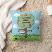 Coussin Arbre de célébration personnalisée pour enfants (Couverture)