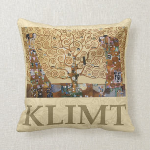 Coussin Arbre de Gustav Klimt de la vie