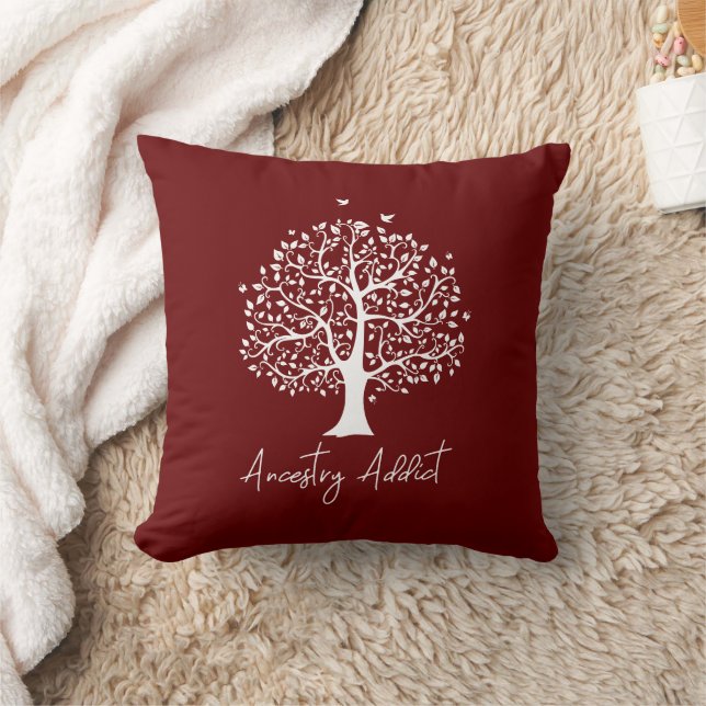 Coussin Arbre de la famille des toxicomanes (Couverture)