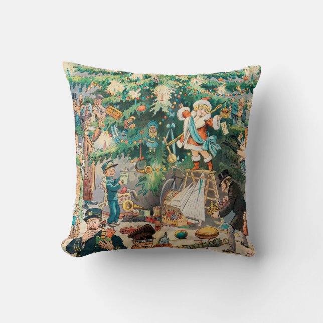 Coussin Arbre de Noël (1902) (Recto)