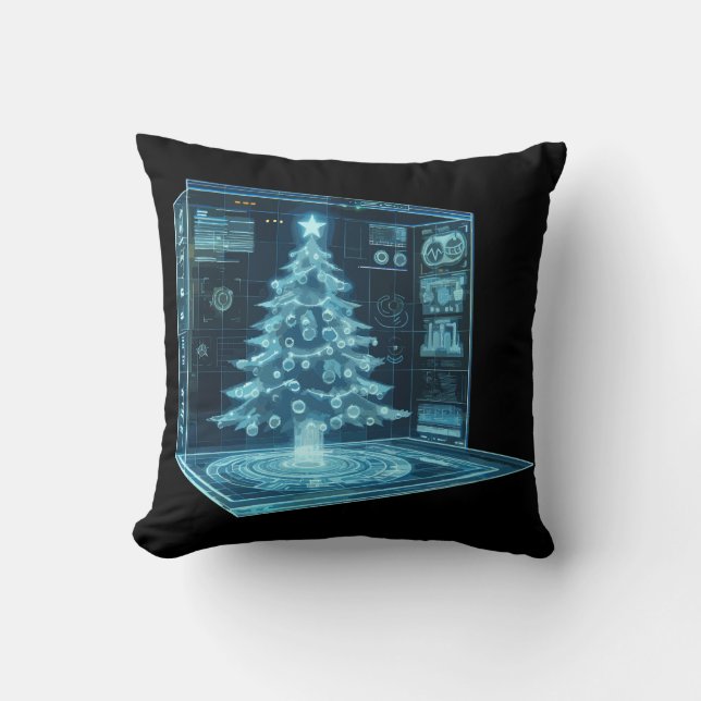 Coussin Arbre de Noël artificiel (Recto)