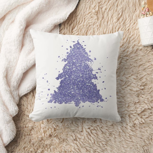 Coussin Arbre de Noël élégant | Charming Lavender Purple (Couverture)