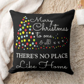 Coussin Arbre de Noël moderne, il n'y a pas d'endroit comm (Couverture)