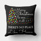 Coussin Arbre de Noël moderne, il n'y a pas d'endroit comm (Verso)