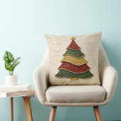 Coussin Arbre de Noël orné d'émail doré (Chaise)