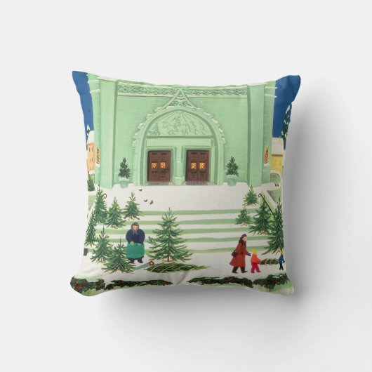 Coussin Arbre de Noël vendant 1988 (Recto)
