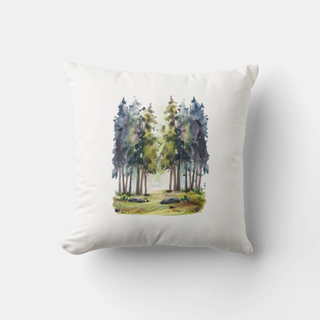 Coussin Arbre de Noël Waterton (Recto)