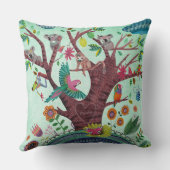 Coussin Arbre de vie Art Kids | Luminaire d'oreiller (Verso)