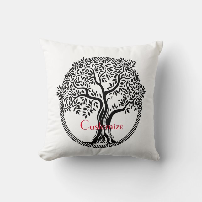 Coussin Arbre de vie Thunder_Cove    (Recto)