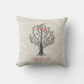 Coussin Arbre et Coeurs (Recto)