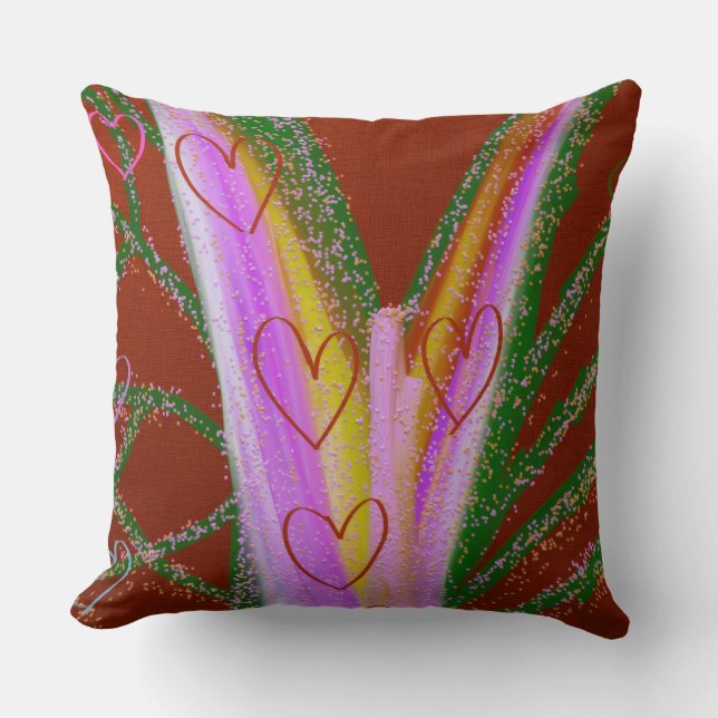 Coussin Arbre pour les amoureux (Recto)