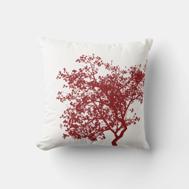 Coussin Arbre rouge (Recto)