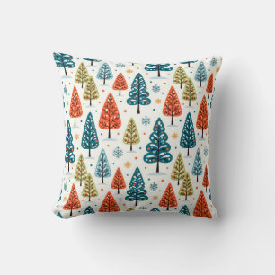 Coussin Arbres Colorés