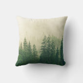 Coussin Arbres de la forêt de pins sur mesure (Verso)