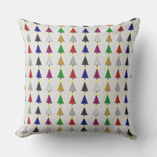 Coussin Arbres de Noël (Recto)
