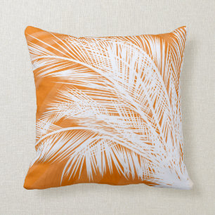 Coussin Arbres de Plam de coucher du soleil