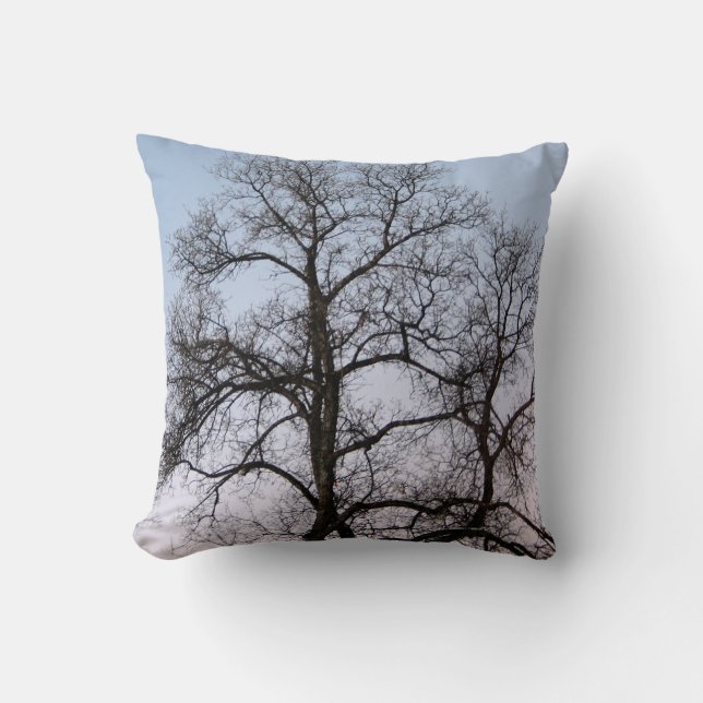 Coussin Arbres d'hiver (Recto)