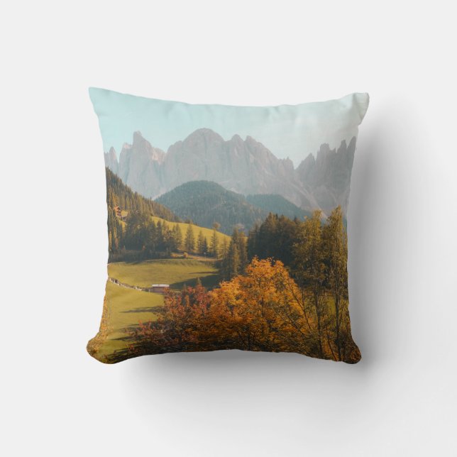 COUSSIN ARBRES VERTS ET CHAMP DE GRASS (Recto)