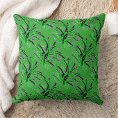 Coussin Arbuste d'accent décoratif vert (Couverture)