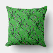 Coussin Arbuste d'accent décoratif vert (Recto)