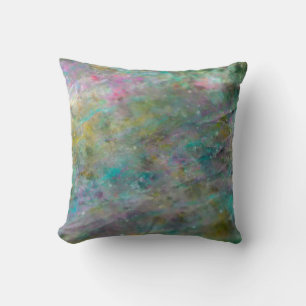Coussin Arc en arc-en-ciel multicolore en cristal rocher m