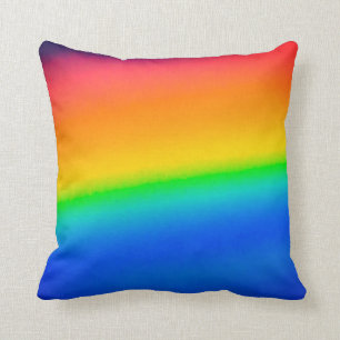 Coussin arc-en-ciel