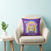 Coussin Arc-en-ciel 10e Anniversaire Violet (Chaise)