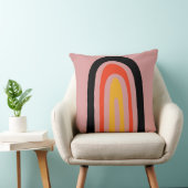 Coussin arc-en-ciel abstrait (Chaise)