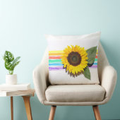 Coussin Arc-en-ciel brillant (Chaise)