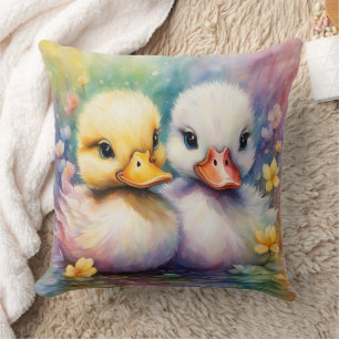 Coussin Arc-en-ciel Canard 2