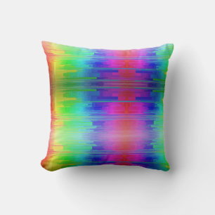 Coussin Arc en ciel coloré