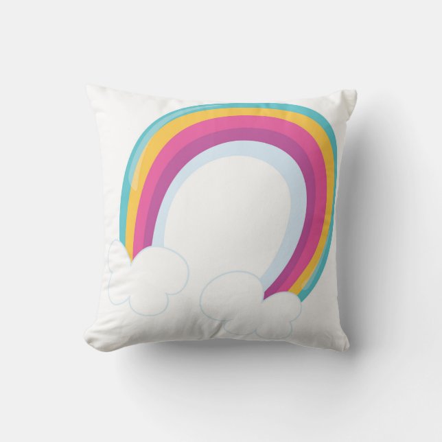 Coussin Arc en ciel coloré (Recto)