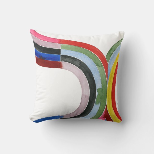 Coussin Arc-en-ciel déconstruit - Horizontal (Recto)