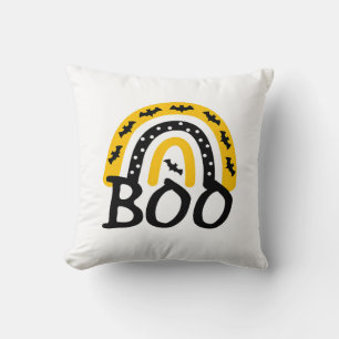 Coussin Arc-en-ciel effrayant et Halloween effrayant